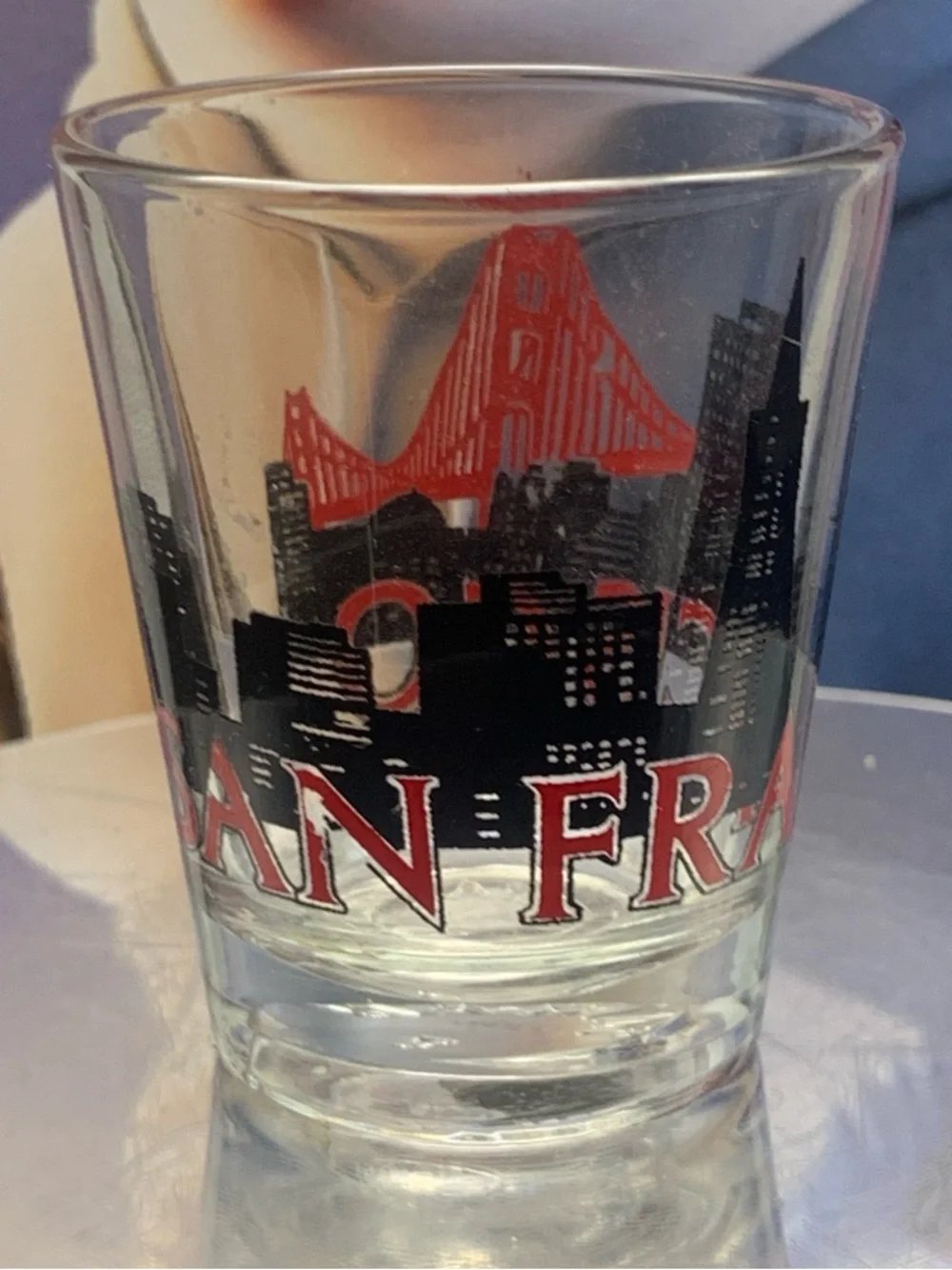 Vintage San Francisco California Shot Glass Shotglass Golden Gate Bridge
